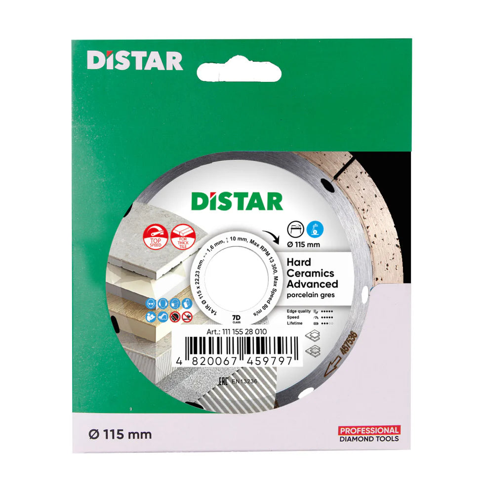 Hard Ceramics Advanced Diamond Blade 4.5" – Fast, Clean Porcelain Cuts