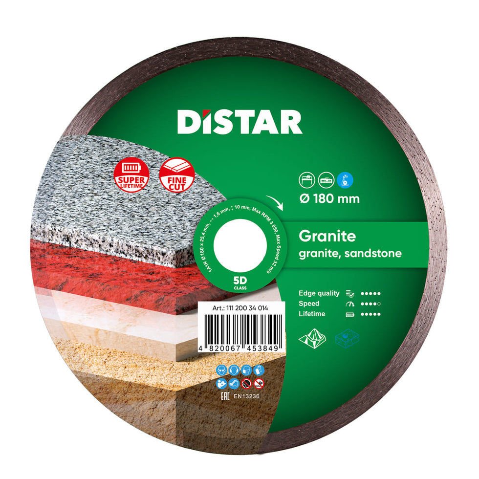 DiStar Granite Diamond Blade 4.516  High-Speed Wet Cutting for All Granite Types - additional view