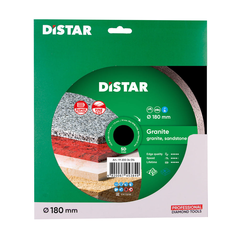 DiStar Granite Diamond Blade 4.516  High-Speed Wet Cutting for All Granite Types - additional view