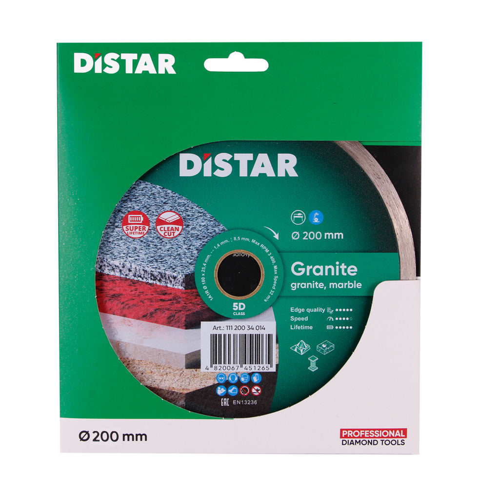 DiStar Granite Diamond Blade 4.516  High-Speed Wet Cutting for All Granite Types - additional view