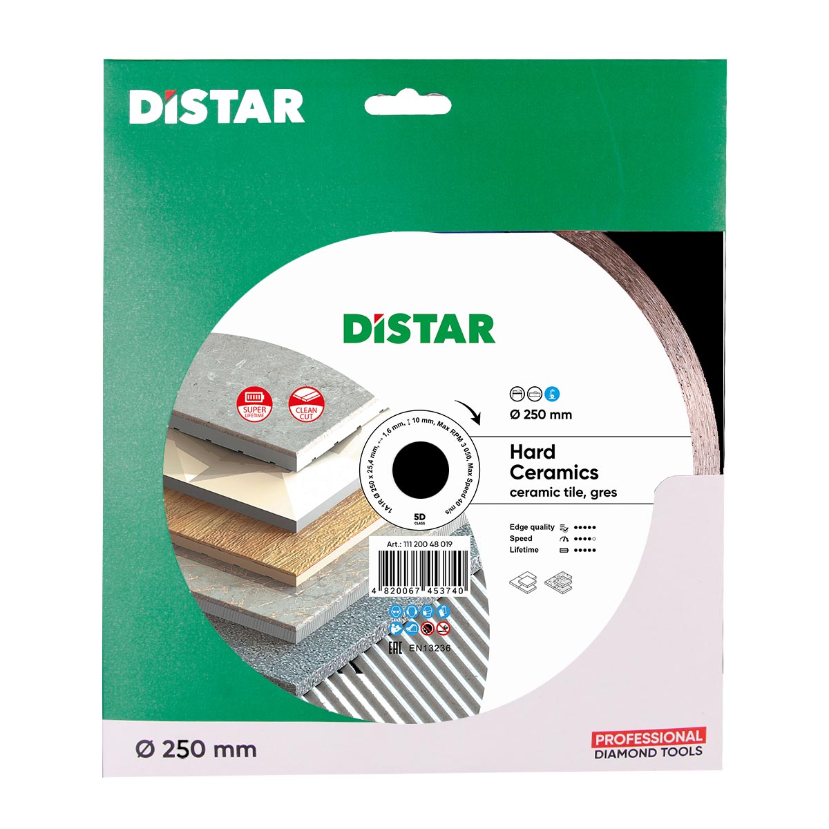 DiStar Hard Ceramics Diamond Blade 4.5"–16" – Clean Tile & Porcelain Cuts