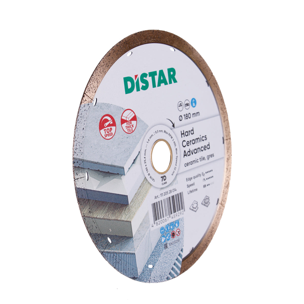 DiStar Hard Ceramics Advanced Diamond Blade 7"–14" – Thick Porcelain & Dekton Cuts