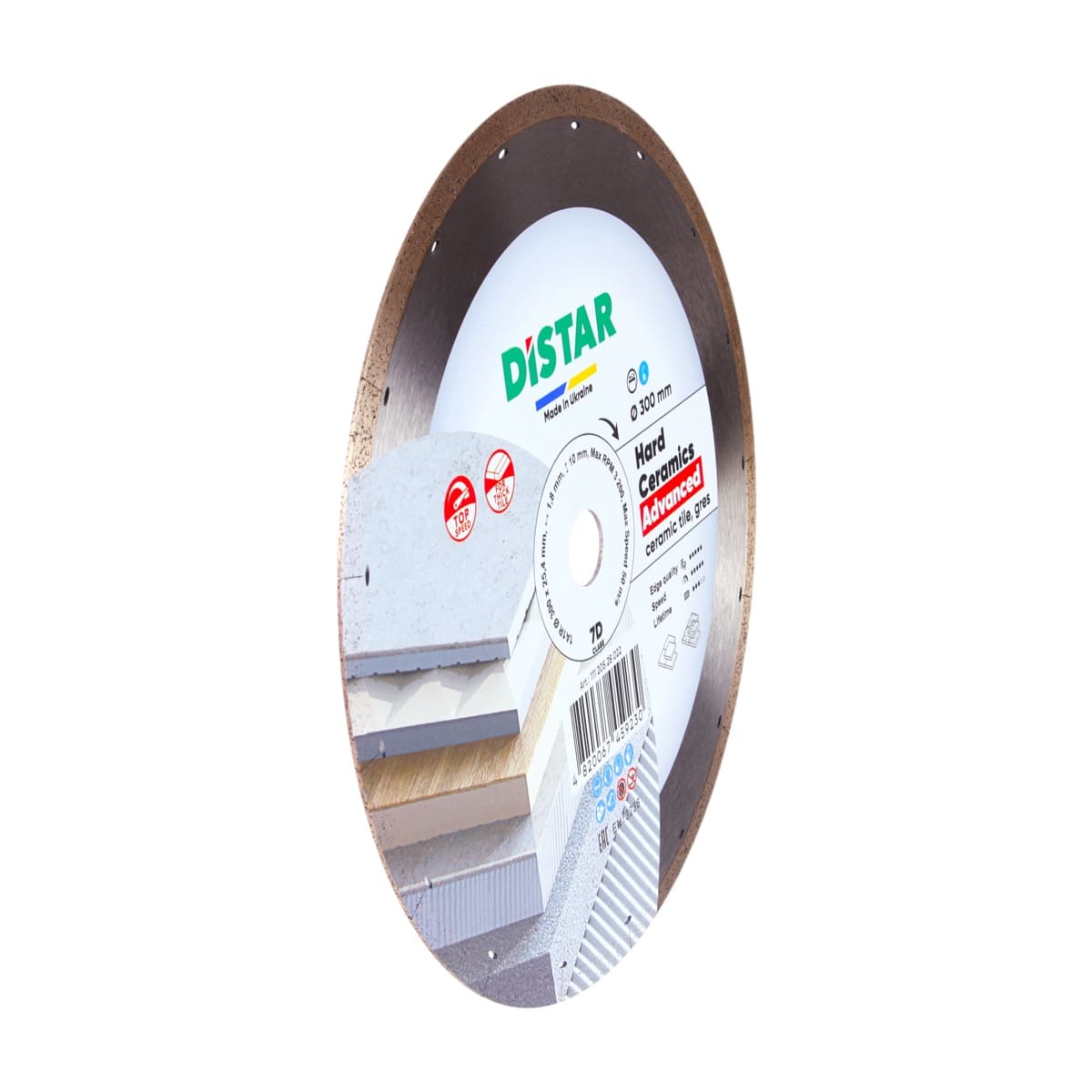 DiStar Hard Ceramics Advanced Diamond Blade 7"–14" – Thick Porcelain & Dekton Cuts