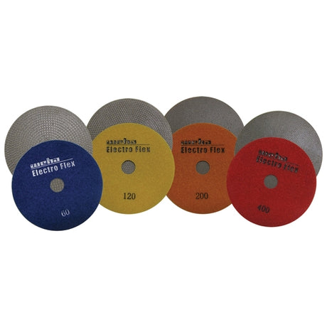 Weha 5 inch Electro Flex Electroplated Diamond Polishing Pad for Marble - close-up detail