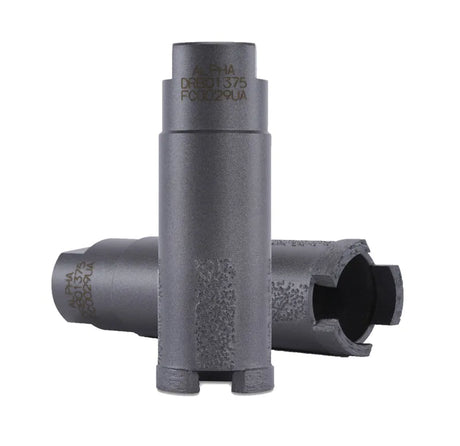 Alpha 1-1/4" or 1-3/8" Dry Core Bits for Granite/Eng. Stone