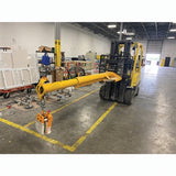 Weha Yellow Forklift Boom for natural and engineered stone slabs