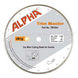 Alpha Trim Master Dry Blades for Miter Saws