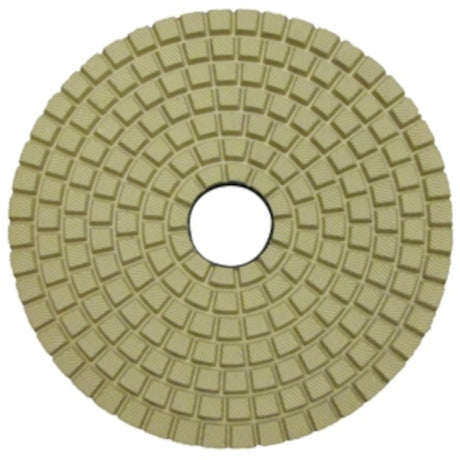 Weha Flash Hybrid Diamond Polishing Pad for Granite Marble and Quartz - in use