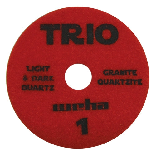 Weha TRIO 3 STEP for Granite Marble Stone Polishing - in use