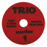 Weha TRIO 3 STEP for Granite Marble Stone Polishing - in use