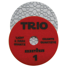 Weha TRIO 3 STEP for Granite Marble Stone Polishing - Position 1
