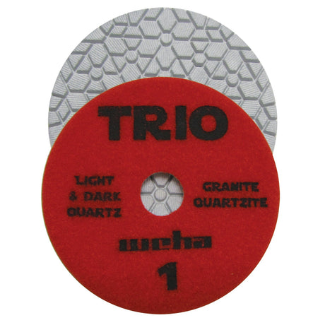 Weha TRIO 3 STEP for Granite Marble Stone Polishing - Position 1