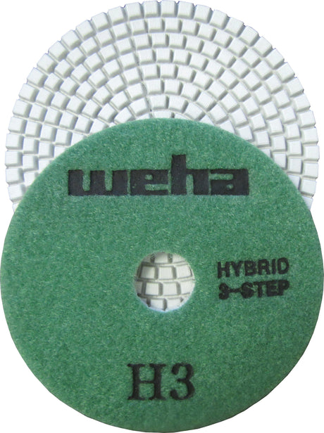 Weha 4" 3 Step Hybrid for Granite Marble Stone Polishing - Step 3