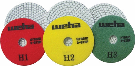 Weha 4 3 Step Hybrid for Granite Marble Stone Polishing - close-up detail