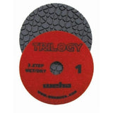 Weha  4“Pad Trilogy 3 Step  Diamond Polishing Pads - WET/DRY