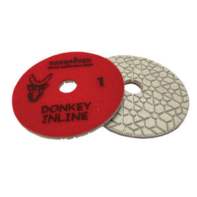 Weha 4 inch Donkey 3-Step Inline Diamond Polishing Pad