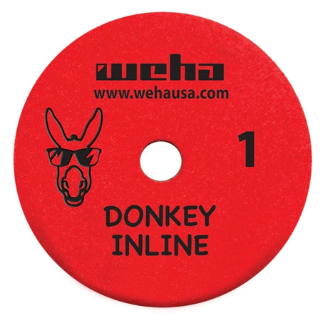 Weha 6 Inch Donkey 3-Step Inline Auto Edge Polishing Pads Step 1