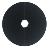 Weha 6 Snail Lock Velcro back up Diamond Polishing Pad - close-up detail