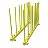 Weha Weha Yellow Remnant Rack for Stone Fabrication Workshop