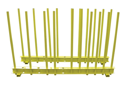 Weha Weha Yellow Remnant Rack for Stone Fabrication Workshop
