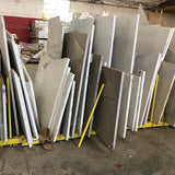 Weha Weha Yellow Remnant Rack for Stone Fabrication Workshop