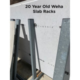 Weha 60 Inch Buffalo Slab Rack Set for Stone Storage and Transport