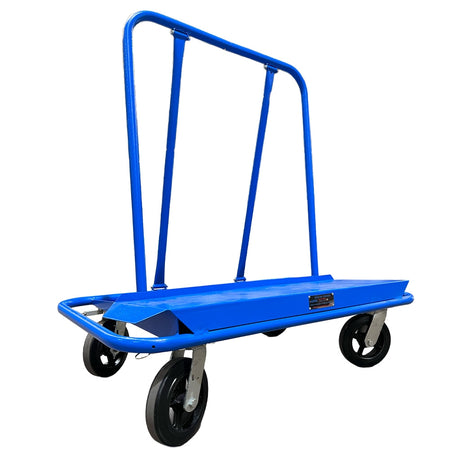 Weha Blue Shop Cart BD for Stone Fabrication - side view