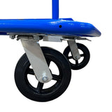 Weha Blue Shop Cart BD for Stone Fabrication - close-up detail