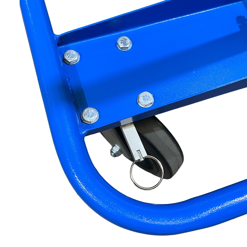 Weha Blue Shop Cart BD for Stone Fabrication - in use