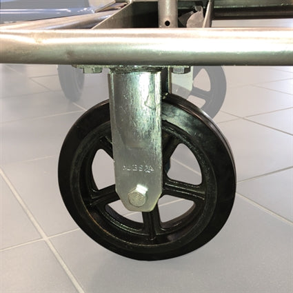 WEHA Galvanized Granite Shop Cart