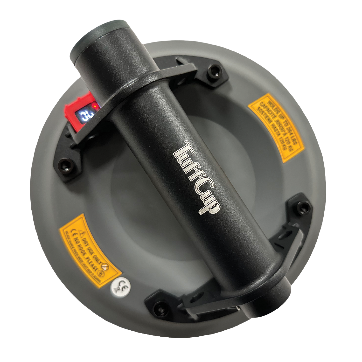 Tenax TuffCup Titan 8" LED Battery Powered Vacuum Cup for Granite and Glass
