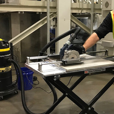 Dry Porcelain Paver Tile Cutting System
