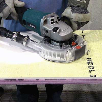 Alpha Air/Exhaust Hose Adapter for Stone Grinding Tools