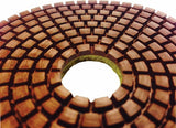 Weha 4 inch Copper Bonded Diamond Polishing Pad for Granite and Marble - dimensions