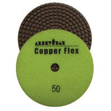 Weha 4 inch CopperFlex Diamond Polishing Pad - top view