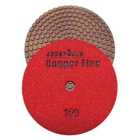 Weha 4 inch CopperFlex 100 Grit Diamond Polishing Pad