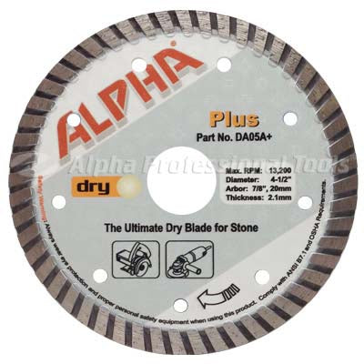 Alpha Plus - The Ultimate Diamond Blade for Granite