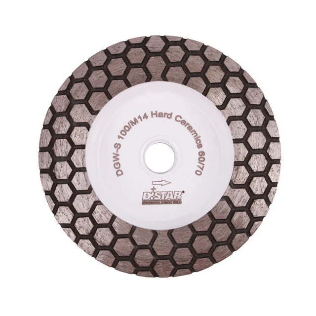 DiStar Hard Ceramics DGM-S 4 Grinding Cup 5/8-11  Granite & Porcelain Finishing