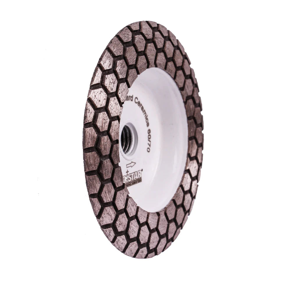 DiStar Hard Ceramics DGM-S 4 Grinding Cup 5/8-11  Granite & Porcelain Finishing - dimensions