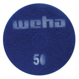 Weha 17 inch Thick Diamond Floor Polishing Pad - top view