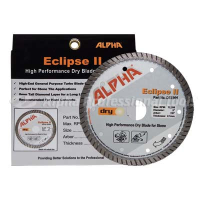 Alpha Eclipse II High Performance Dry Blade for Stone