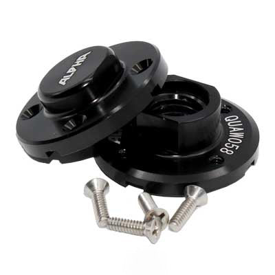 Alpha Quad-W Adapter — for Wet Edge Polishing (Aluminum &amp; Carbon Plated Steel)