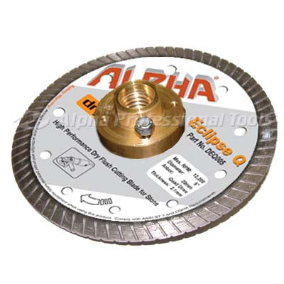 Alpha Eclipse Q High Performance Dry Flush Cutting blade for Stone