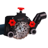 AirCHASER Angle Grinder Dust-Free Cutting Attachment with Adjustable Depth