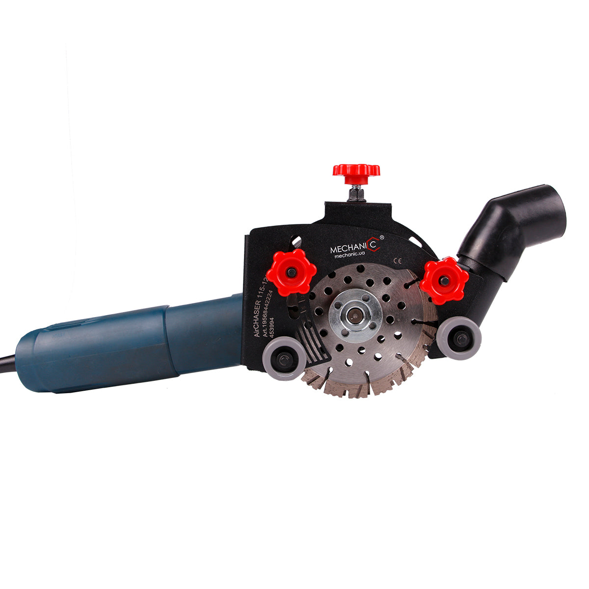 AirCHASER Angle Grinder Dust-Free Cutting Attachment with Adjustable Depth