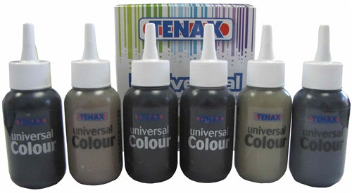 Tenax Universal Color Kit 75 ml (6-Color Set) - side view