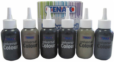 Tenax Universal Color Kit 75 ml (6-Color Set) - side view