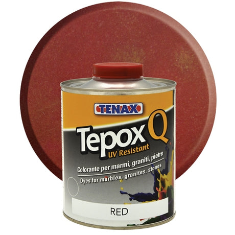 Tenax TEPOX Q Red 250 ml for Natural Stone Fabrication and Repair