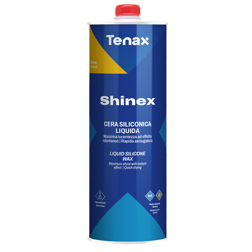 Tenax Shinex Liquid Silicone Wax 1 Liter - packaging