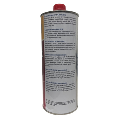 Tenax Shinex Liquid Silicone Wax 1 Liter - dimensions